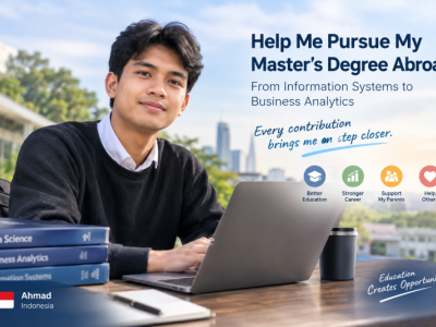Help Me Pursue a Master’s Degree Abroad and Build a Better Future